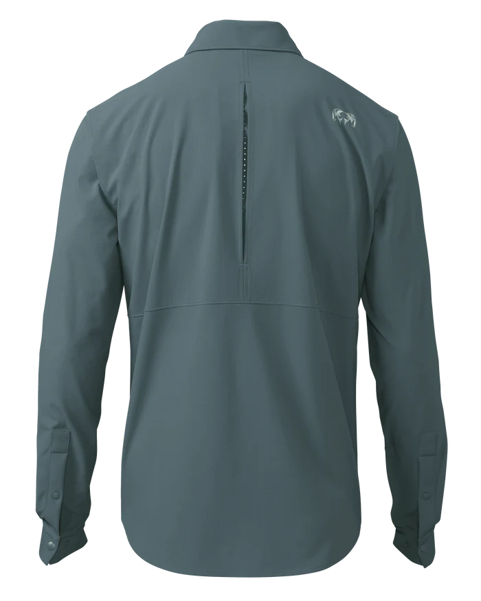 Mesa Vented LS Snap Shirt | Storm
