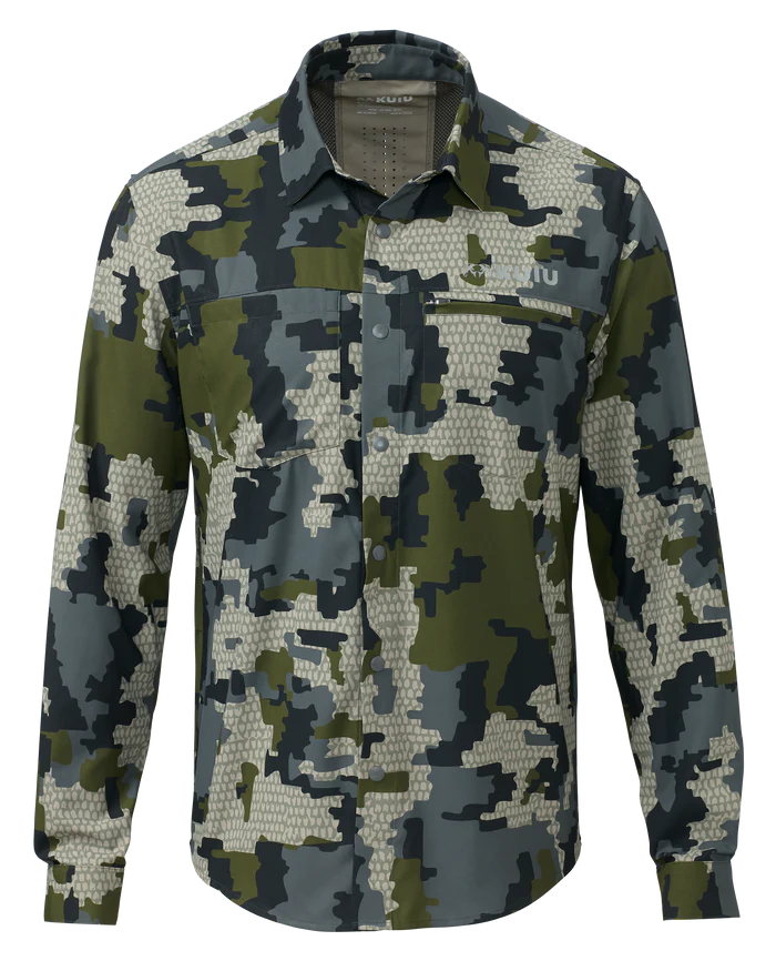 Mesa Vented LS Snap Shirt | Verde