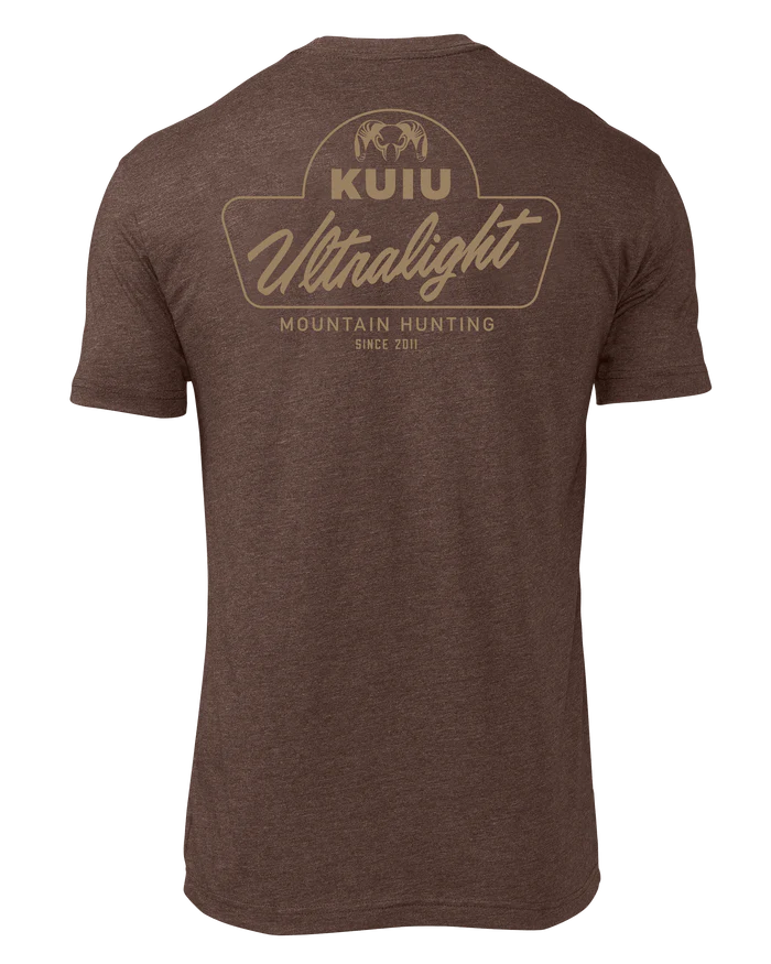 KUIU Ultralight Badge T-Shirt | Espresso