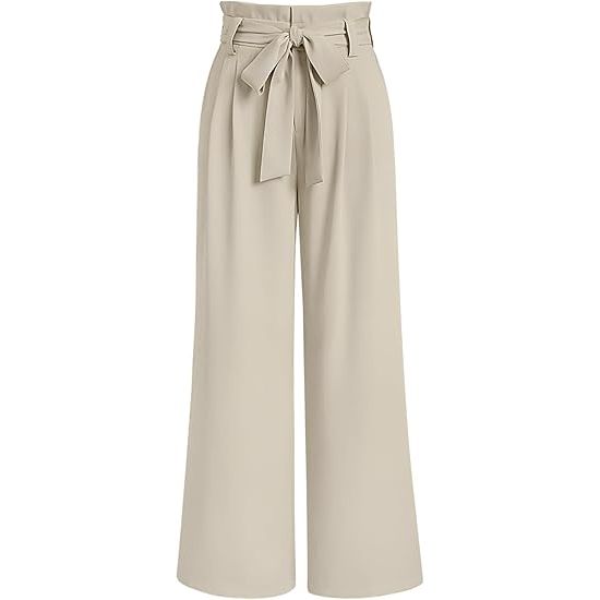 Women's wide leg high waist casual pants