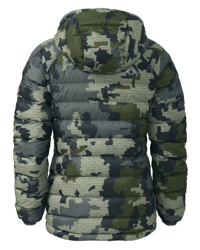 Women's Super Down LT Hooded Jacket | Verde