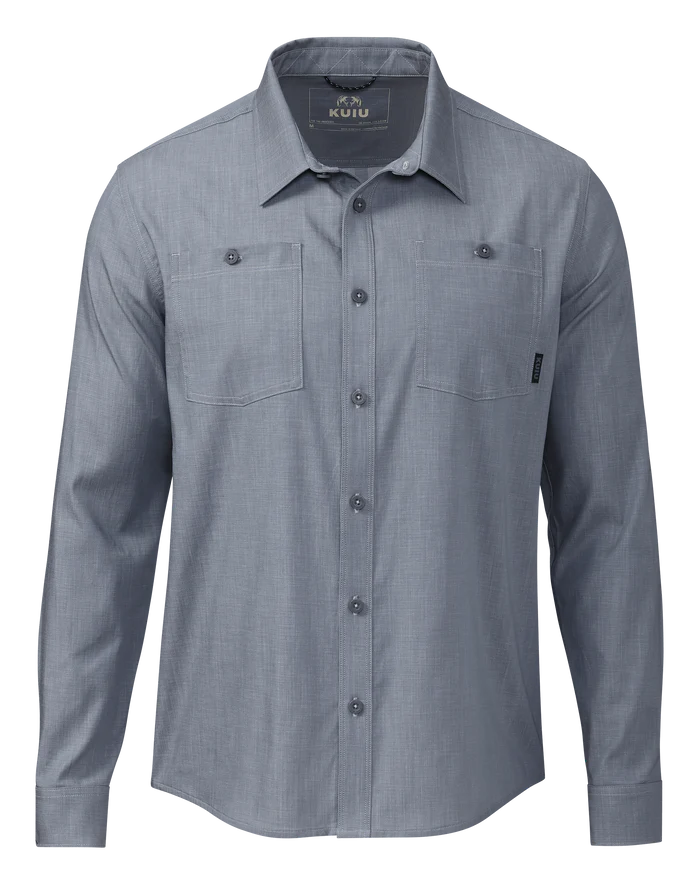 Terrace LS Shirt | Storm Chambray