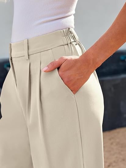 Women's high waist wide leg pants