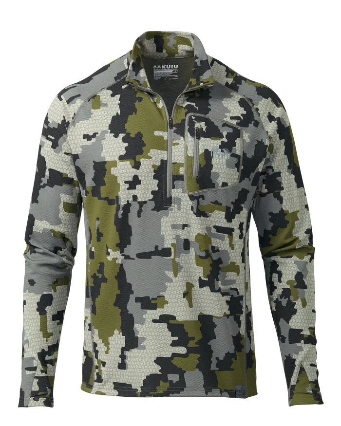 PRO Merino 200 Zip-T | Verde