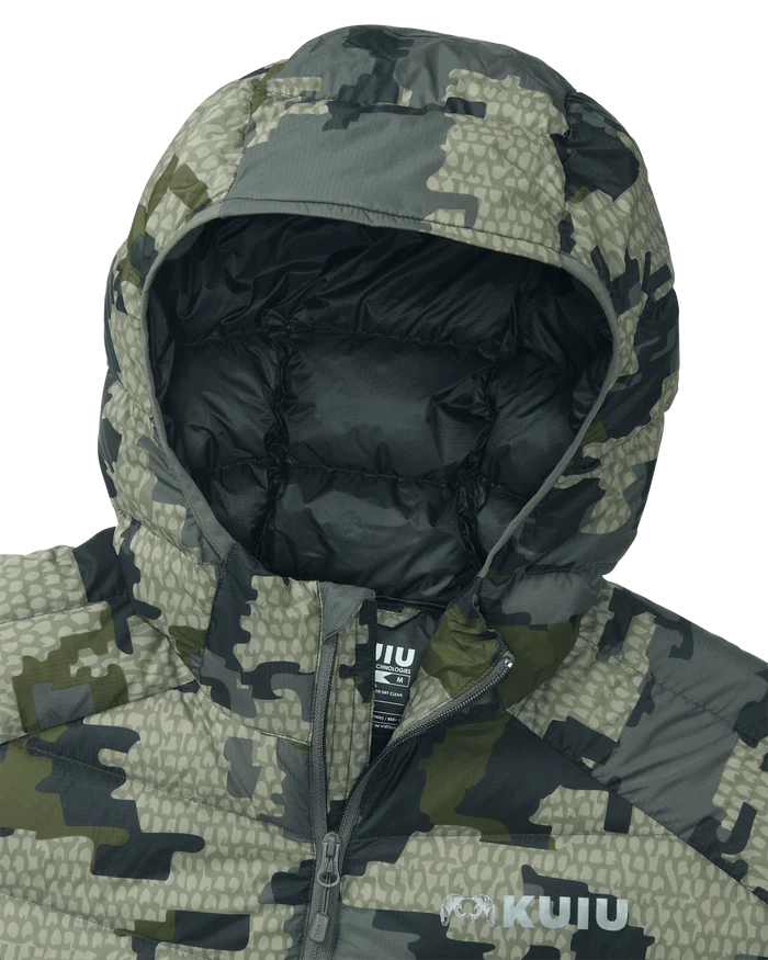 Women's Super Down LT Hooded Jacket | Verde
