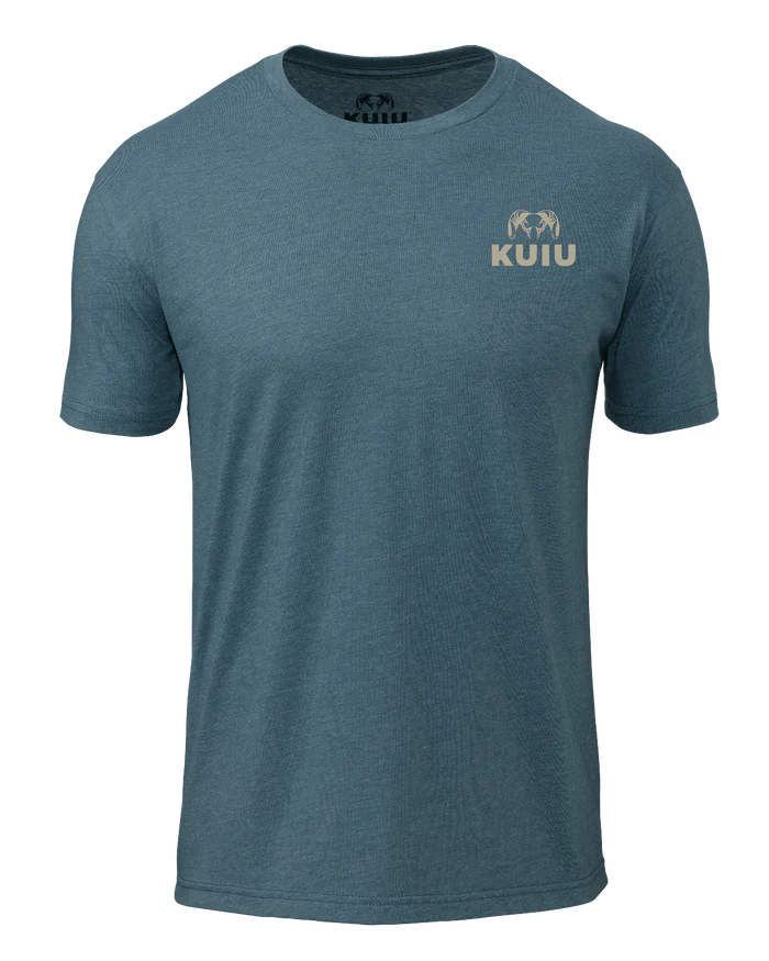 KUIU Vias Ram Flag T-Shirt | Indigo