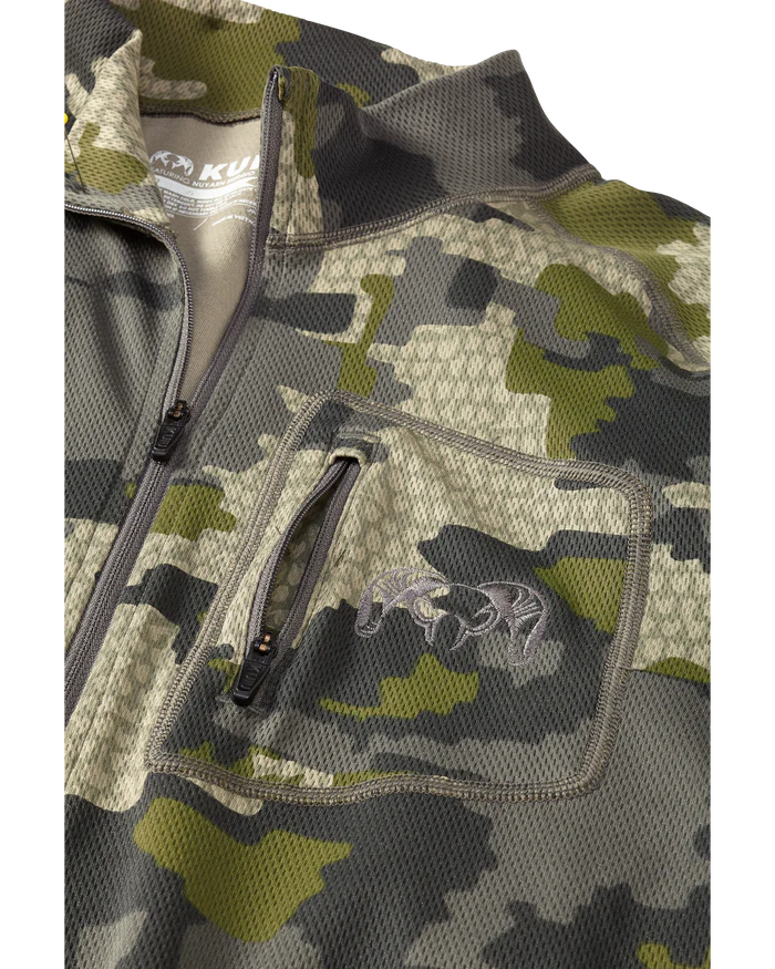PRO Merino 200 Zip-T | Verde