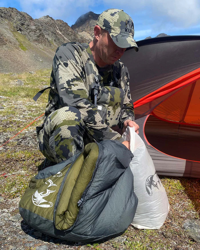 Super Down Sleeping Bag 30° | Phantom-Olive
