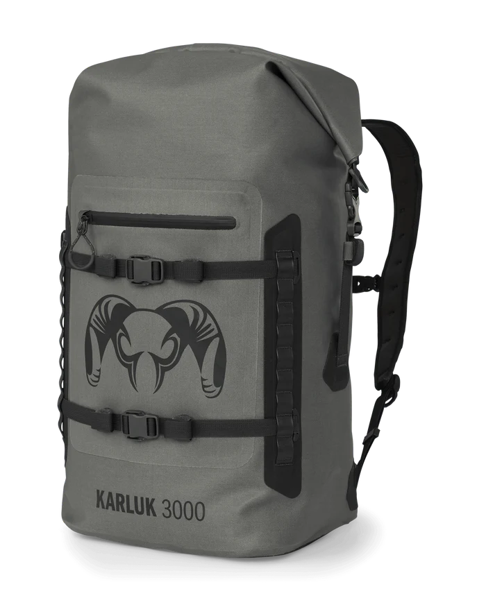 Karluk 3000 Roll Top Dry Backpack | Stone