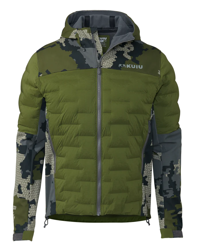 Axis Thermal Hybrid Hooded Jacket | Verde