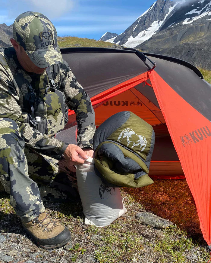 Super Down Sleeping Bag 15° | Phantom-Steel Grey