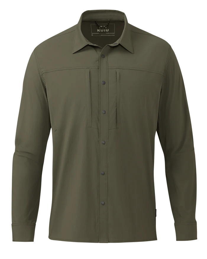 Intrepid LS Shirt | Dark Sage