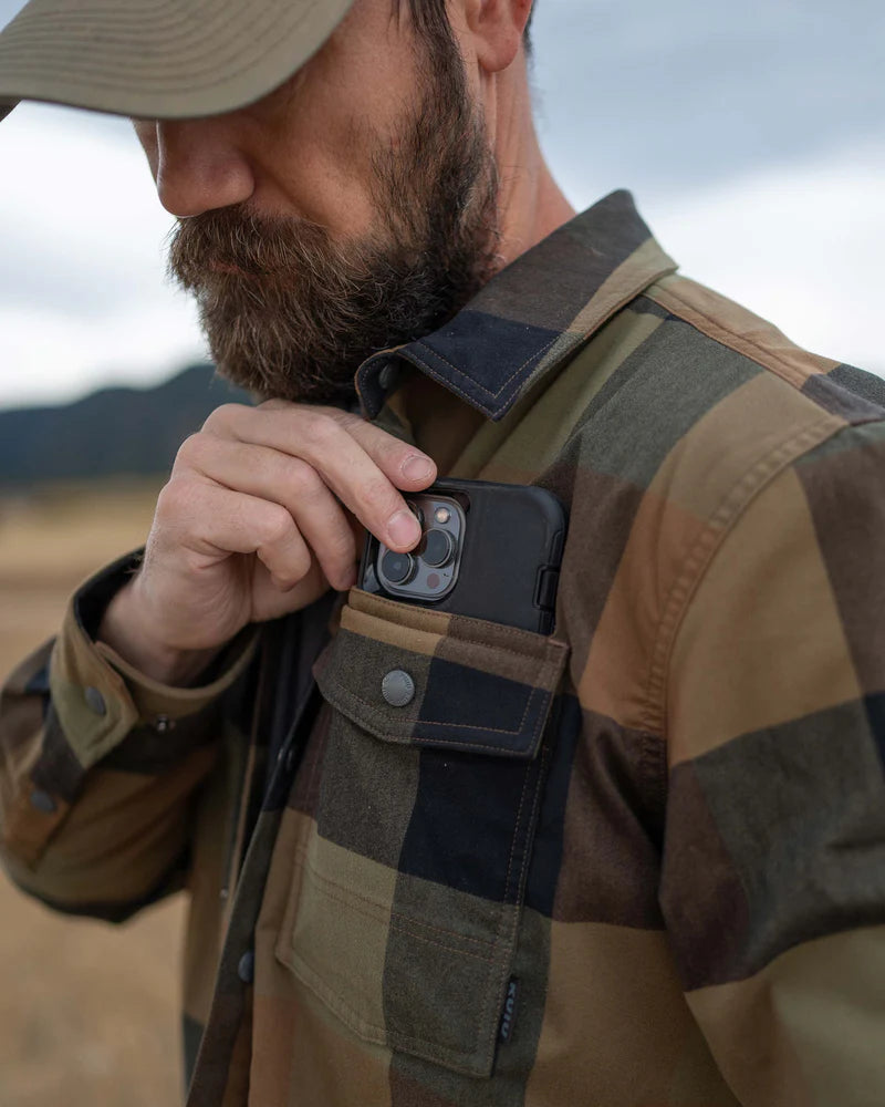 Field Flannel Fleece Shirt Jacket