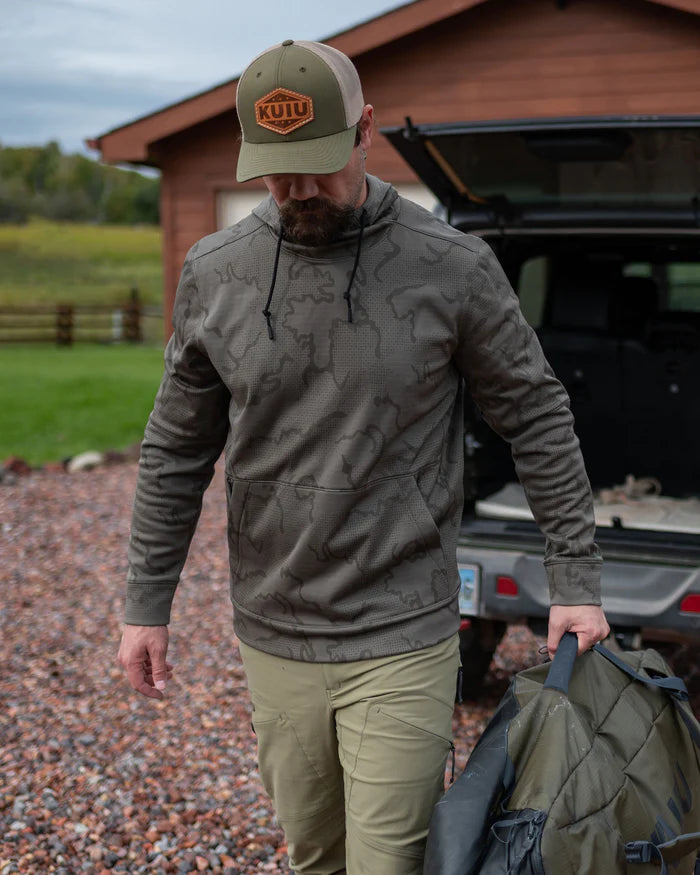 Performance Fleece Tech Hoodie | Ash