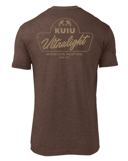 KUIU Ultralight Badge T-Shirt | Espresso