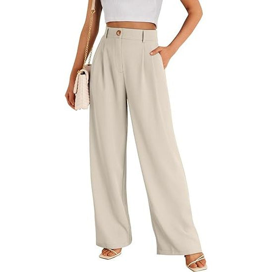 Women's high waist wide leg pants