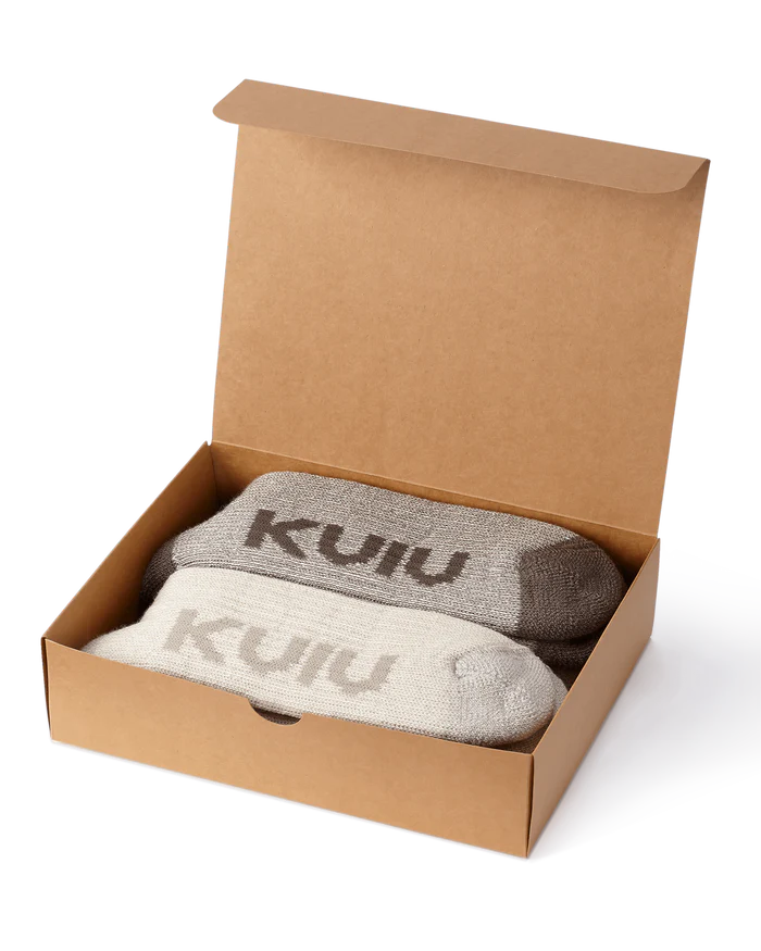 Merino Wool Socks Gift Set | Brown-Khaki