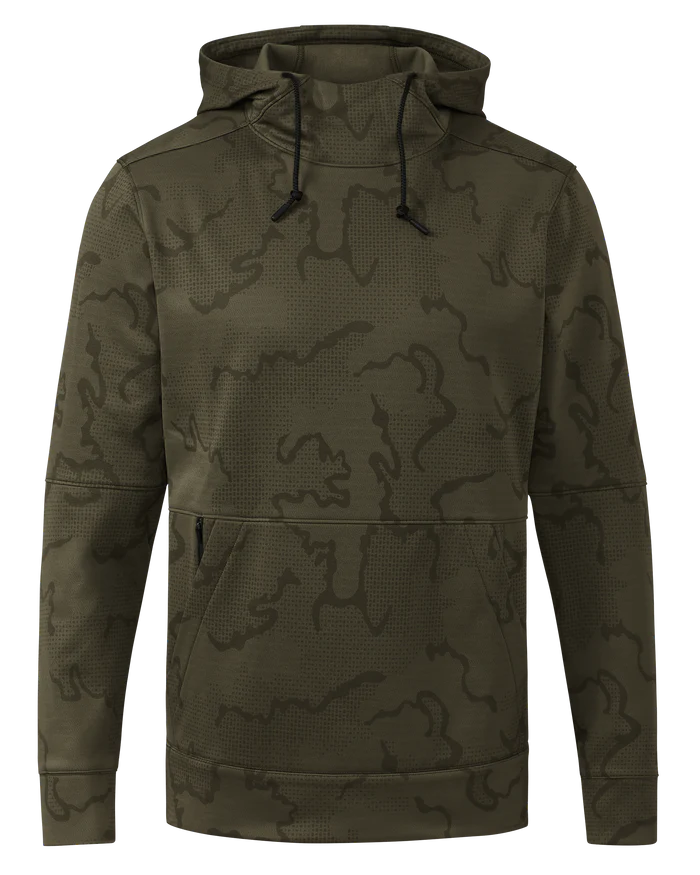 Performance Fleece Tech Hoodie | Olive Tonal