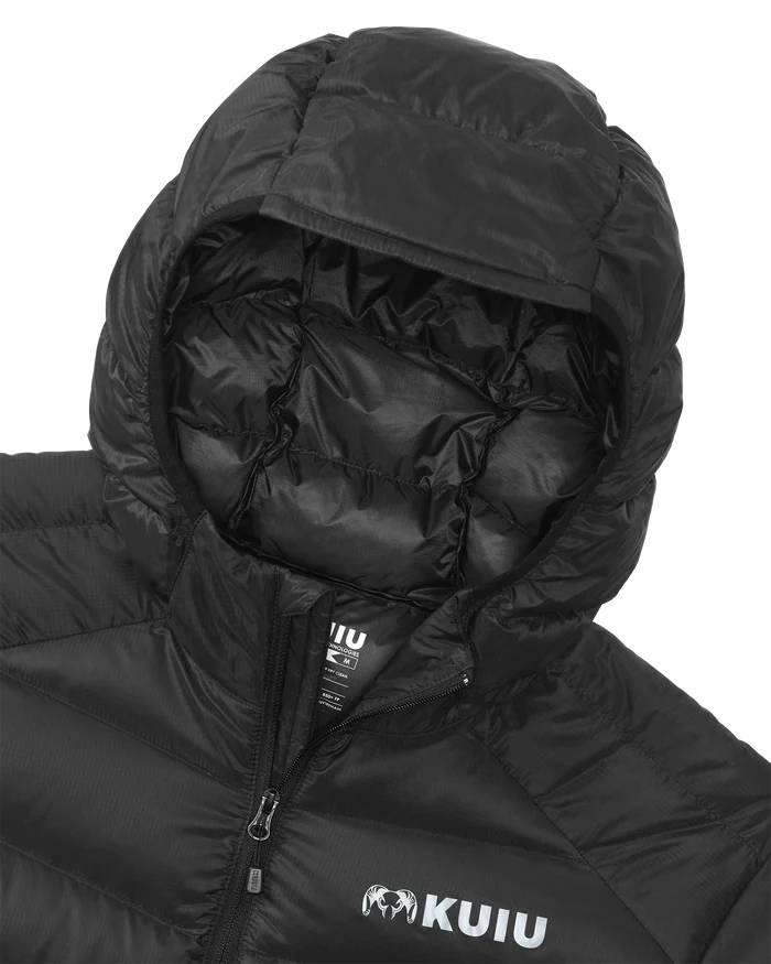Super Down LT Hooded Jacket | Black