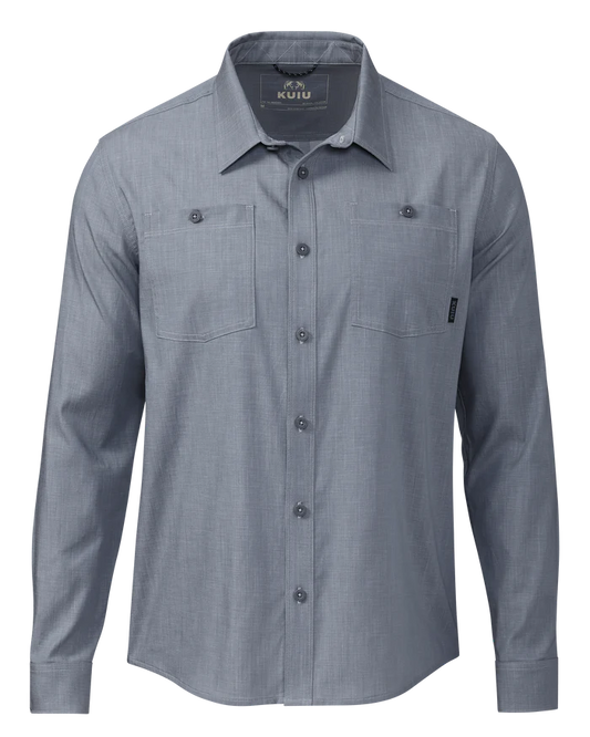 Terrace LS Shirt | Storm Chambray