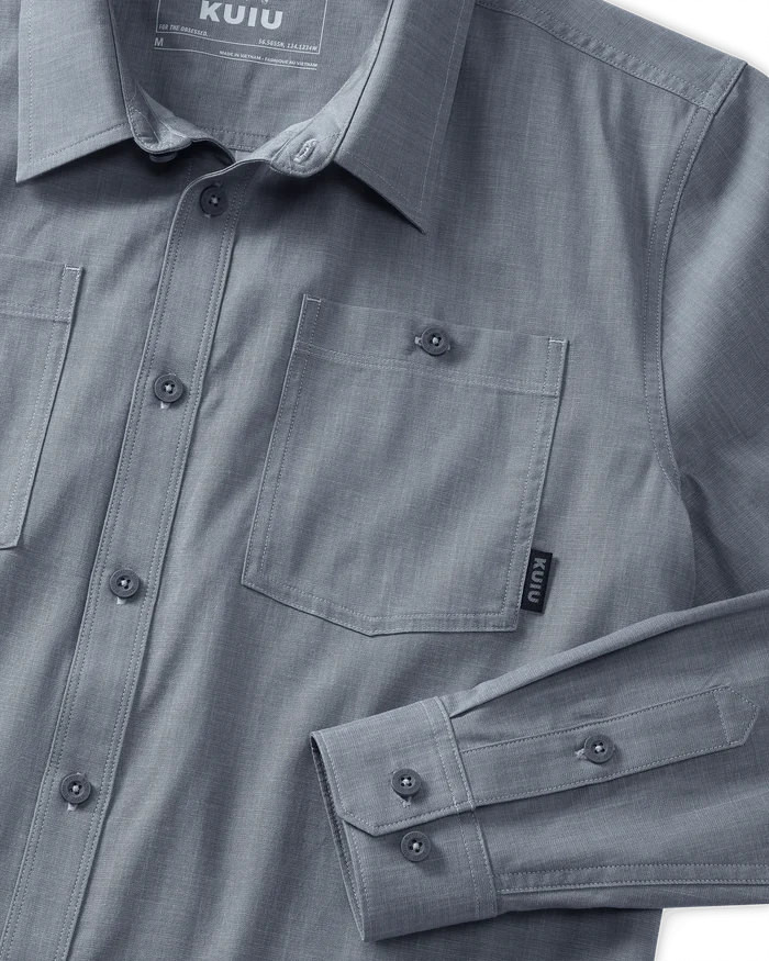 Terrace LS Shirt | Storm Chambray