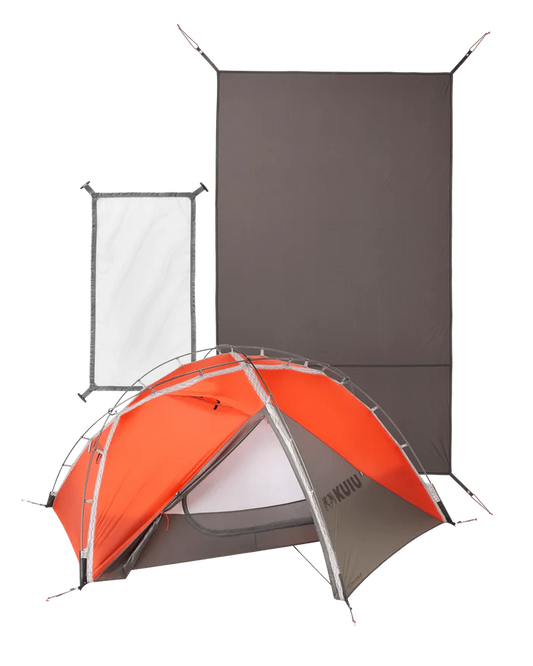 Storm Star 2 Person Tent Set | Gunmetal-Orange