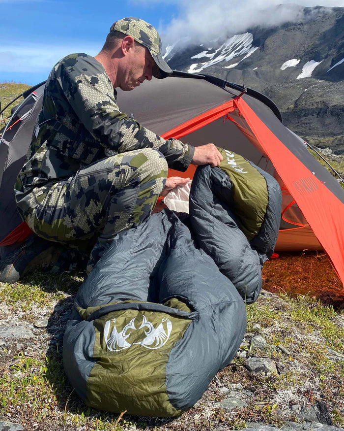 Super Down Sleeping Bag 30° | Phantom-Olive