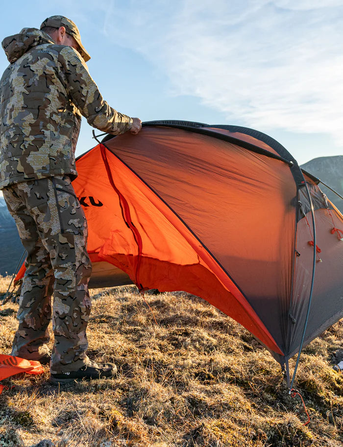 Mountain Star 2 Person Tent | Gunmetal-Camel