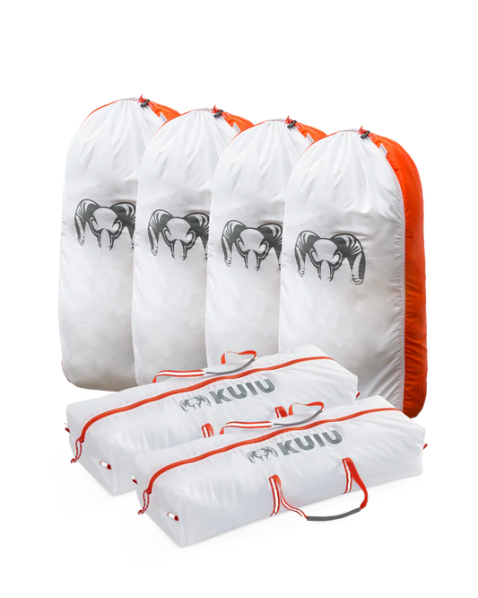 Large Deer/Sheep Medium Game Bag Set | White-Orange