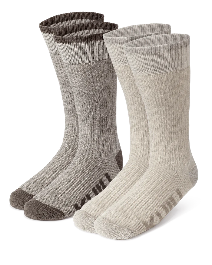 Merino Wool Socks Gift Set | Brown-Khaki