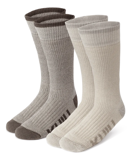 Merino Wool Socks Gift Set | Brown-Khaki