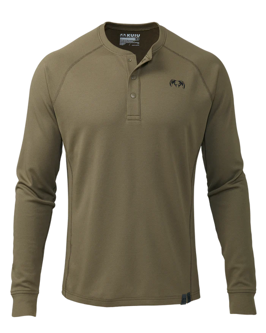PRO Merino 200 Henley | Ash