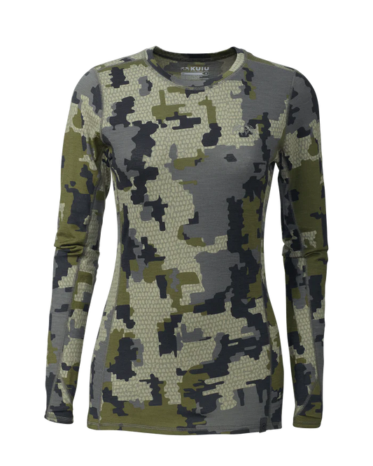 Women's ULTRA Merino 145 LS Crew | Verde