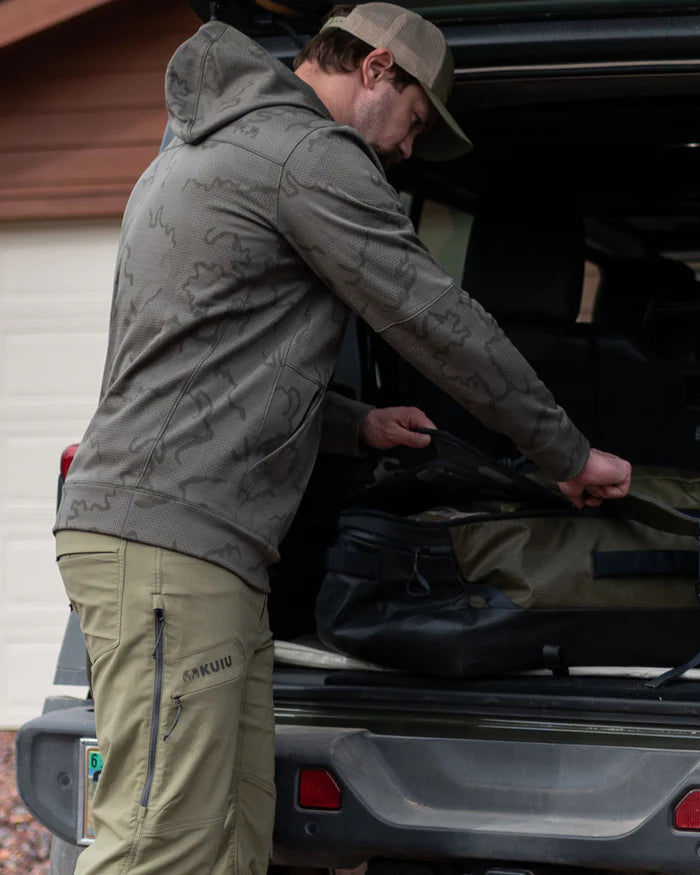 Performance Fleece Tech Hoodie | Ash