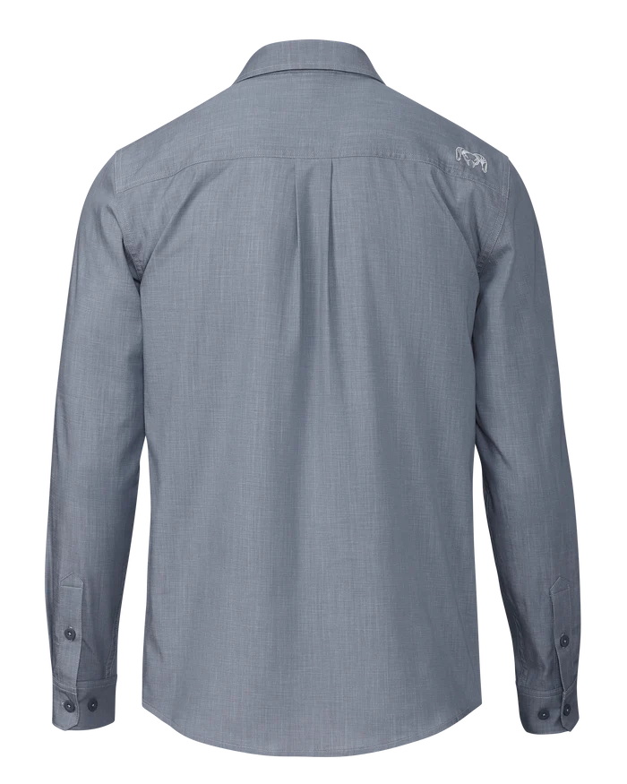 Terrace LS Shirt | Storm Chambray