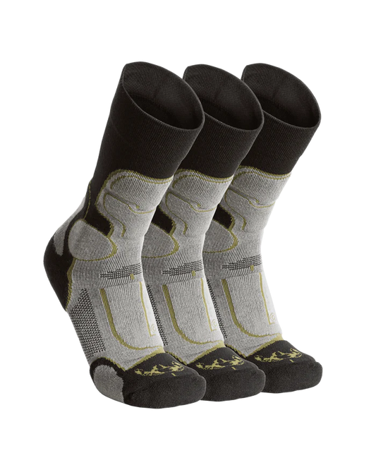 ULTRA Merino Crew Sock 3-Pair Pack | Grey Green